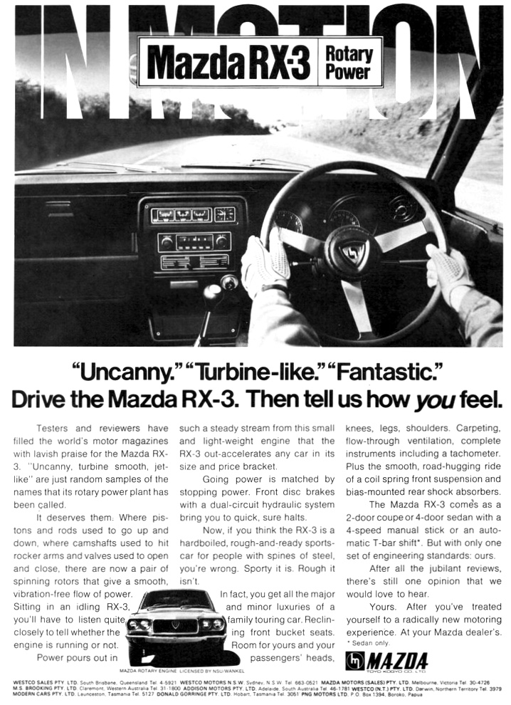 1972 Mazda RX-3 Rotary